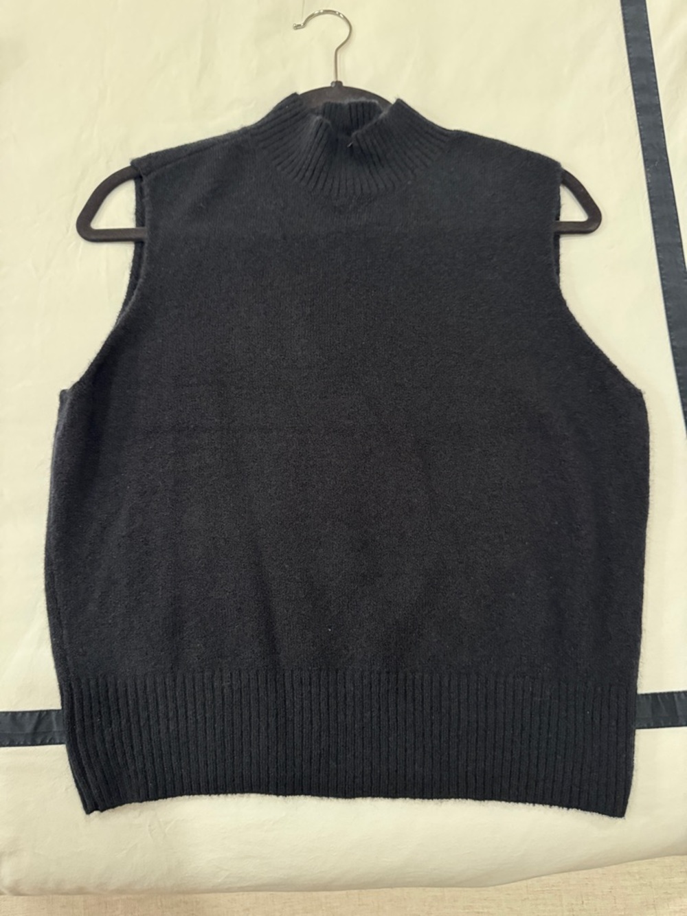 Abercrombie & Fitch Merino Wool Blend MockNeck Sweater Tank